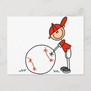Carte Postale T-shirts et cadeaux personnalisés de baseball pour