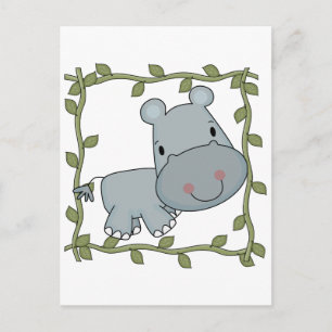 Carte Postale T-shirts et cadeaux pour bébés Hippo