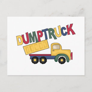 Carte Postale T-shirts et cadeaux pour camions à benne