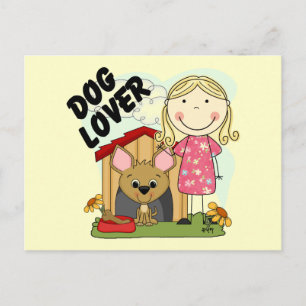 Carte Postale T-shirts et Cadeaux pour Fille Blonde Amoureuse de