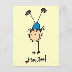 Carte Postale T-shirts et cadeaux pour gymnastes filles faisant