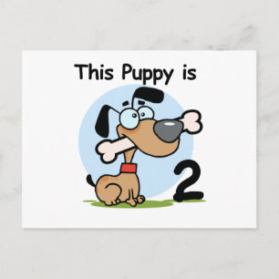 Carte Postale T-shirts et cadeaux pour le 2ème anniversaire de c