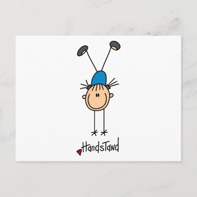 Carte Postale T-shirts et cadeaux pour les stands de gymnaste po (Devant)