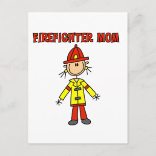 Carte Postale T-shirts et cadeaux pour maman pompier