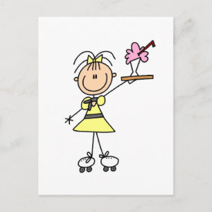 Carte Postale T-shirts et cadeaux pour serveuses Drive-In des an