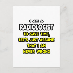 Carte Postale T-shirts et cadeaux radiologistes amusants