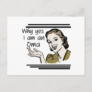 Carte Postale T-shirts et cadeaux Retro Oma