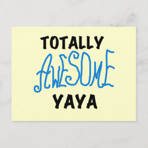 Carte Postale T-shirts et Cadeaux Totalement Géniaux Yaya