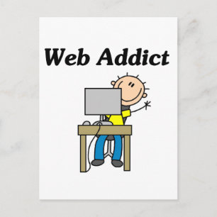 Carte Postale T-shirts et Cadeaux Web Addict