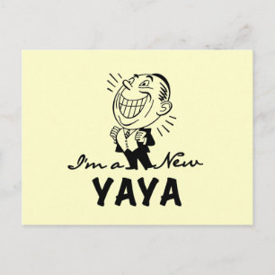 Carte Postale T-shirts et cadeaux Yaya Yaya souriants