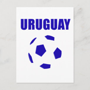 Carte Postale T-shirts football/futebol Uruguay