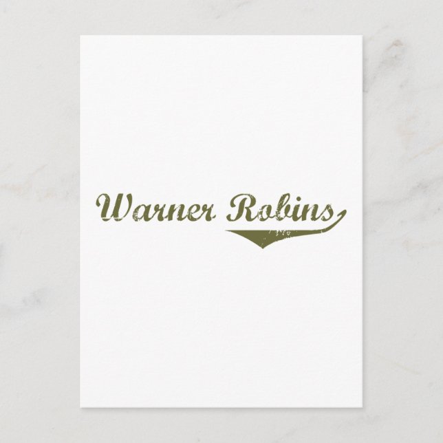 Carte Postale T-shirts Warner Robins Revolution (Devant)