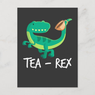 Carte Postale T Tea Rex Dinosaure T-Rex Drôle Dino Mignon