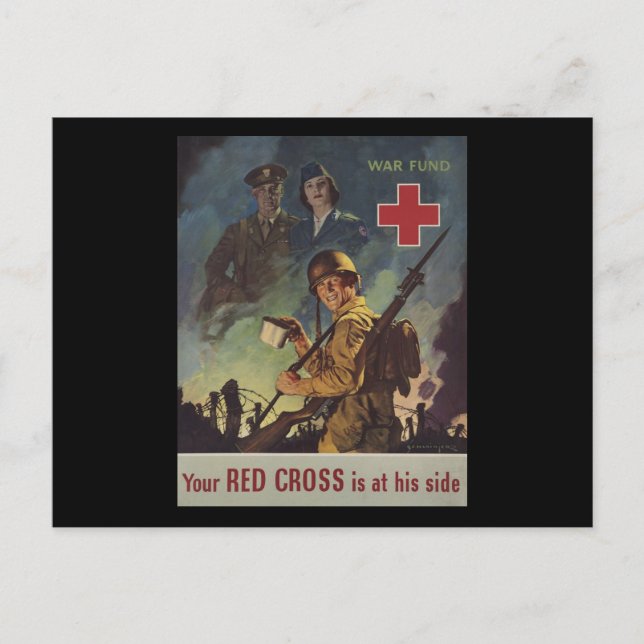 Carte Postale Ta Croix Rouge Est De Son Côté (Devant)