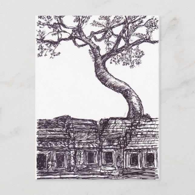 Carte Postale Ta Prohm, Siem Reap (Devant)