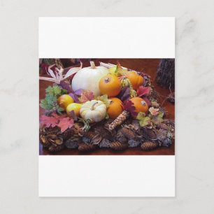 Carte Postale table d'automne