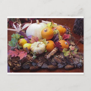 Carte Postale table d'automne