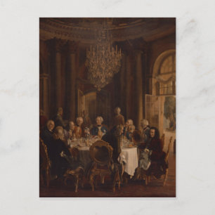 Carte Postale Table de dîner à Sanssouci, 1850