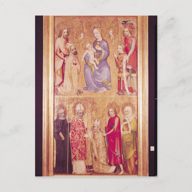 Carte Postale Table de vote Archevêque Jan Ocko de Vlasim (Devant)