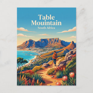 Carte Postale Table Mountain Afrique du Sud