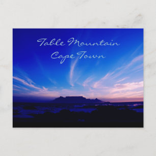 Carte Postale Table Mountain Cape Town Afrique
