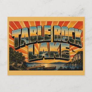 Carte Postale Table Rock Lake Missouri Ozark Lake Falaises Art