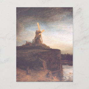 Carte Postale Tableau Art Rembrandt