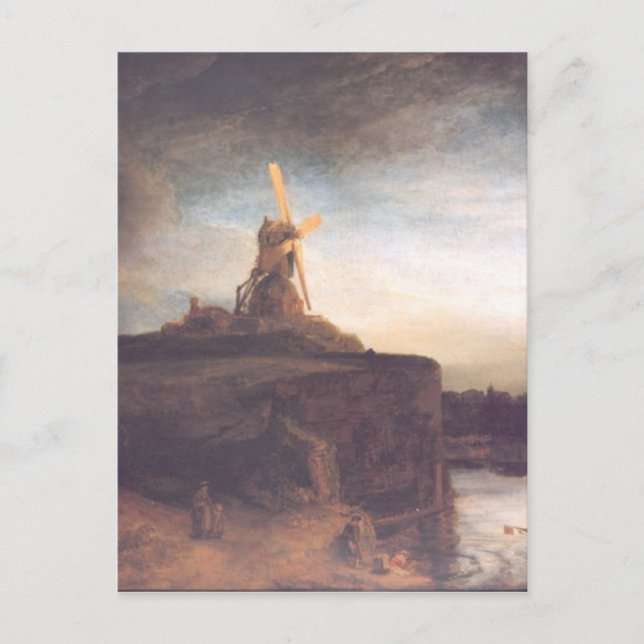 Carte Postale Tableau Art Rembrandt (Devant)