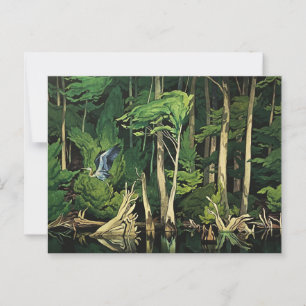 Carte Postale Tableau canadien de A J Casson représentant un hér