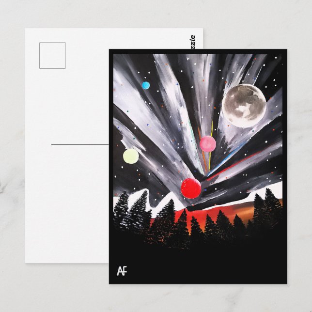 Carte Postale Tableau d'Alfred Fox Collectable (Devant / Derrière)