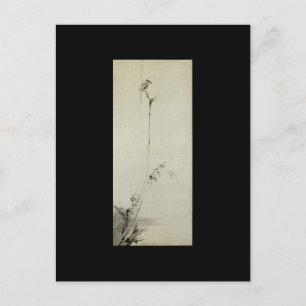 Carte Postale Tableau de Miyamoto Musashi, c. Années 1600