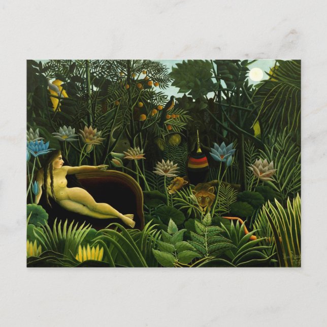 Carte Postale Tableau Henri Rousseau (Devant)