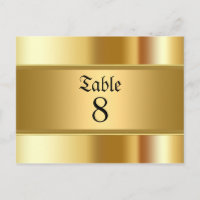 Tableau mariage Numéros Or