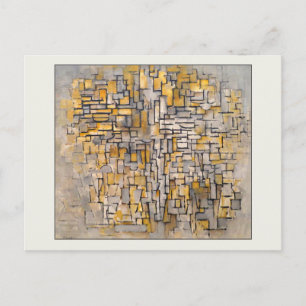 Carte Postale Tableau n° 2 Composition n° VII Piet Mondrian