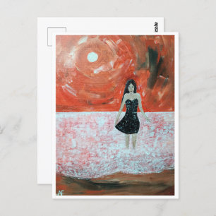 Carte Postale Tableau Oriental Sunset par Alfred Fox