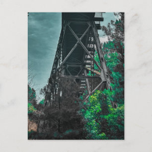 Carte Postale Tablier du chemin de fer de la rivière Alcovy 