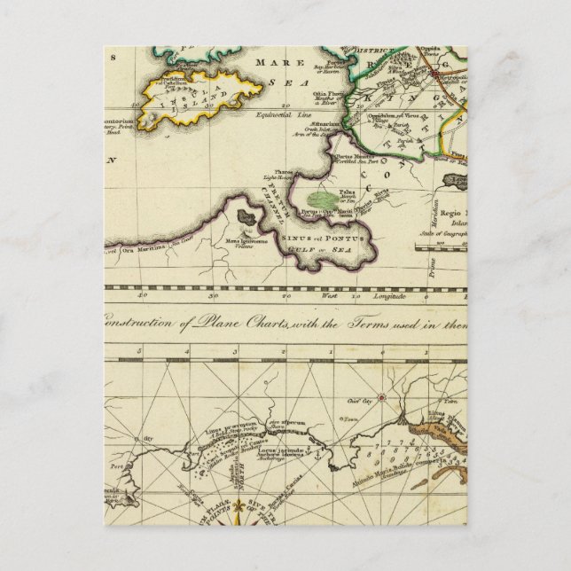 Carte Postale Tabularum géographiarum spécimen World Map (Devant)