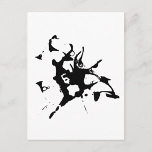 Carte Postale Tache d'encre