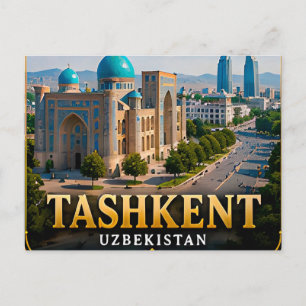 Carte Postale Tachkent Architecture Intemporelle et Ouzbékistan