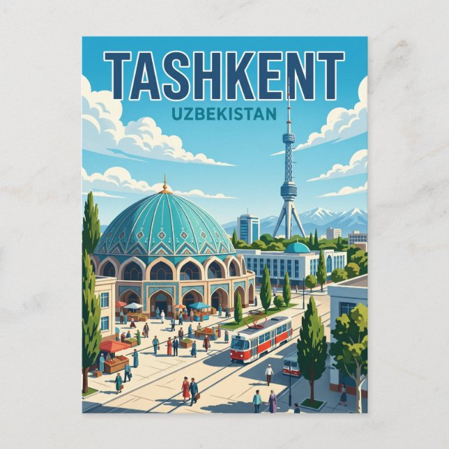 Carte Postale Tachkent Ouzbékistan (Devant)
