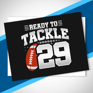 Carte Postale Tackle 29e Anniversaire 29 Ans Anniversaire de Mar