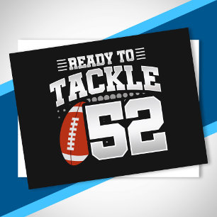 Carte Postale Tackle 52e anniversaire 52 ans couples anniversair