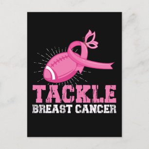 Carte Postale Tackle Breast Cancer Fighting American Football