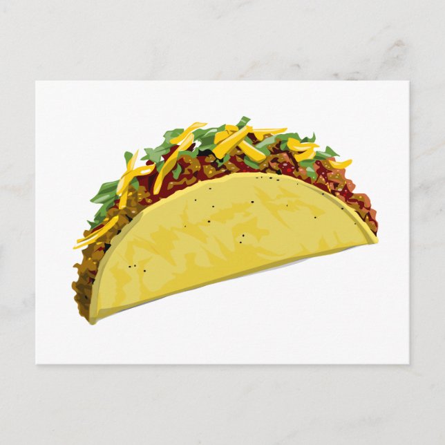 Carte Postale Taco (Devant)