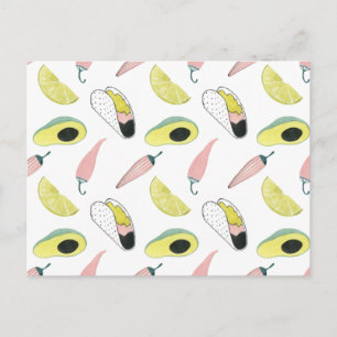 Carte Postale Taco à propos d'amour   Taco Element Circle