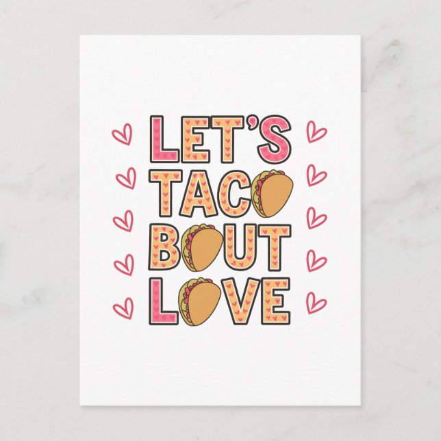 Carte Postale Taco Bout Love (Devant)