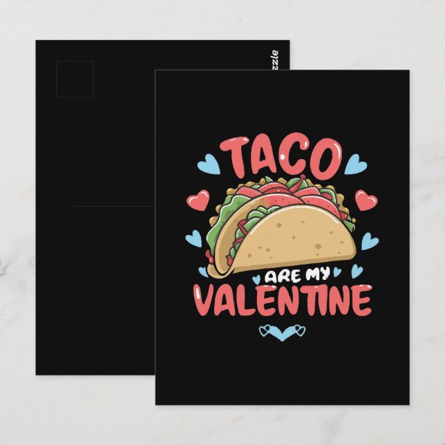 Carte Postale Taco-valentin (Devant / Derrière)