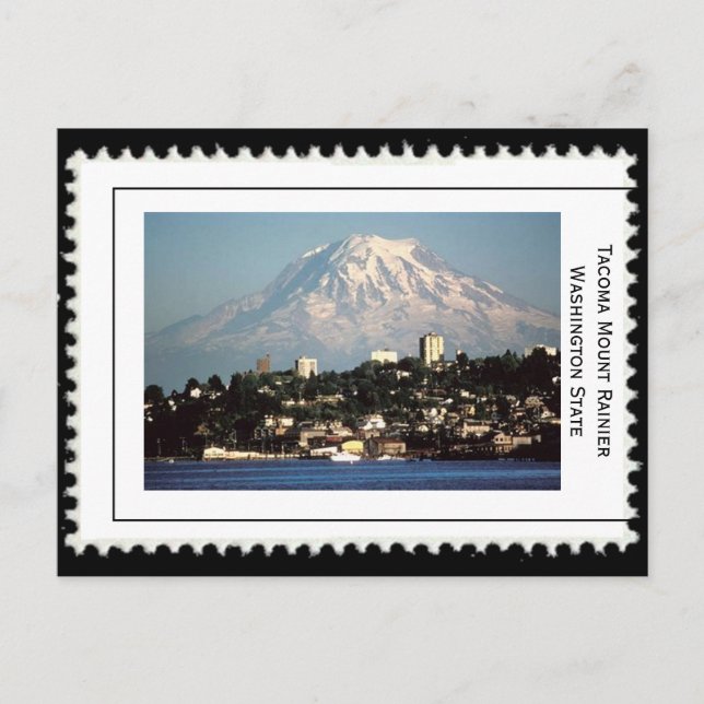 Carte Postale Tacoma Washington Mt. Rainier (Devant)