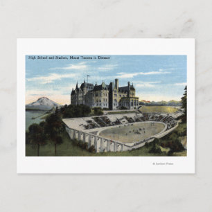 Carte Postale Tacoma, Washington - View of High School