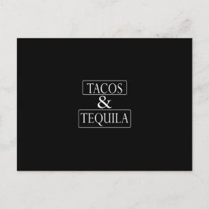 Carte Postale Tacos et Tequila